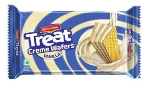 Britannia Wafers Vanilla - Napolitane cu crema de vanilie150g