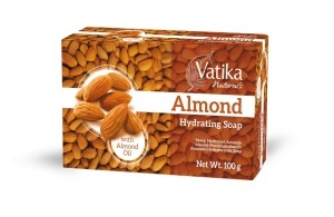 Dabur Vatika Natural Almond SoapSapun Hidratant Natural cu Migdale Dabur Vatika Bara Emolienta cu Unt de Shea 100g