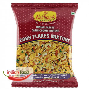 Haldirams Cornflakes Mixture Snacks Indian Fulgi de Porumb 200g