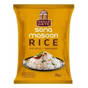 India Gate Sona Masoori Rice (2kg)