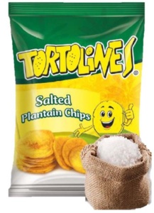 TORTOLINES CHIPS SWEET - Chipsuri din Banane Coapte 85g