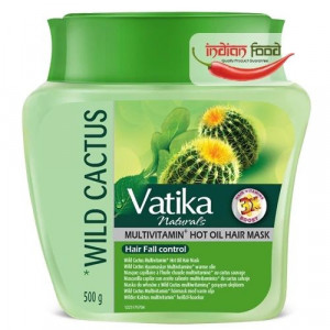 Vatika Naturals Hair Mask Cactus (Masca pentru Par de Cactus Usturoi si Cocos) 500g