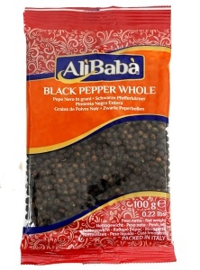 ALI BABA BLACK PEPPER WHOLE - Piper Boabe 100g