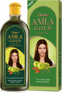 DABUR Amla Gold Hair Oil Ulei de Amla Gold Migdale Henna 300ml