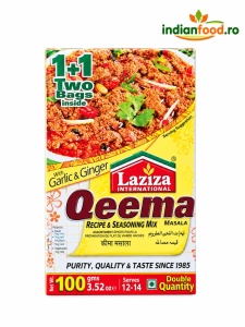 LAZIZA Qeema Masala (garlic&ginger) - Condiment pentru Carne Tocata 100g