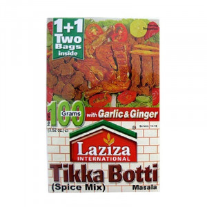 LAZIZA Tikka Boti Masala Condiment pentru Tikka Boti 100g