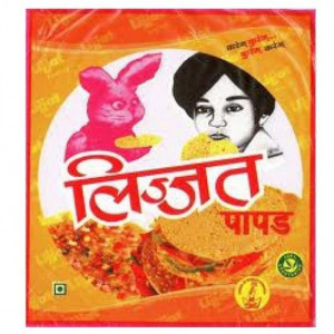 Lijjat Jeera Papads - Snacks Indian 200g