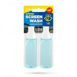 Lichid concentrat pentru parbriz - de vară - anti insecte - 2 x 50 ml - Img 1