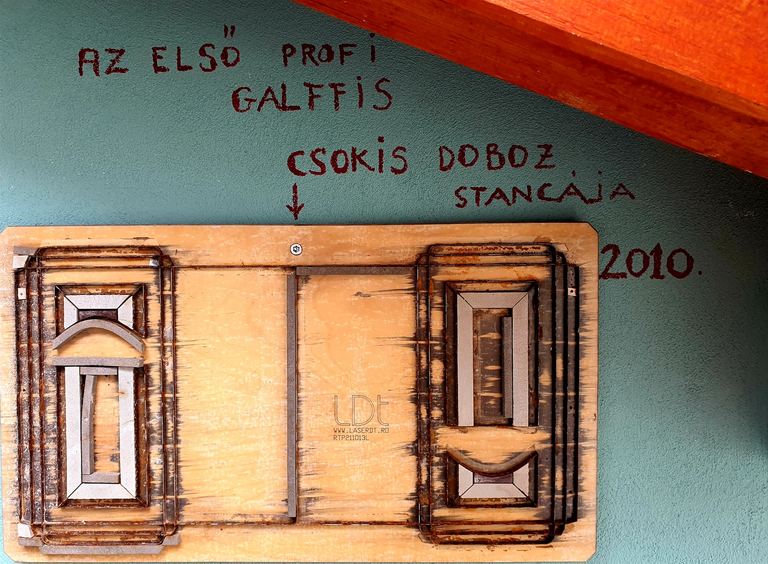 2010 &mdash; Ștanța primei cutii de ciocolată GALFFIS