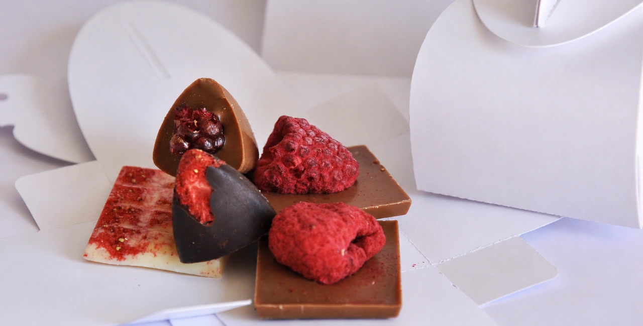 Hotel Welcome Gift GALFFIS – cutiuță personalizabilă cu 5 ciocolate, 25 g