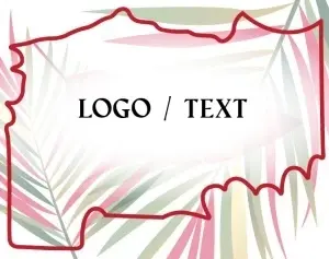Suprafața personalizabilă pentru ciocolată GALFFIS Classic – șablon tehnic, logo / text
