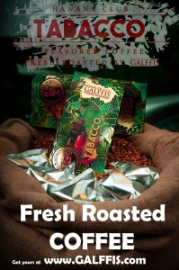 Cafea Tabacco GALFFIS, 250 g – imagine publicitară Fresh Roasted Coffee
