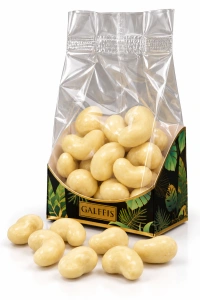Drajeuri GALFFIS cu caju și ciocolată albă, 100 g