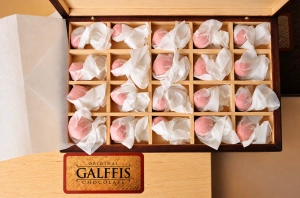 Perle de ciocolată Cristal GALFFIS, 200 g – perle ambalate individual