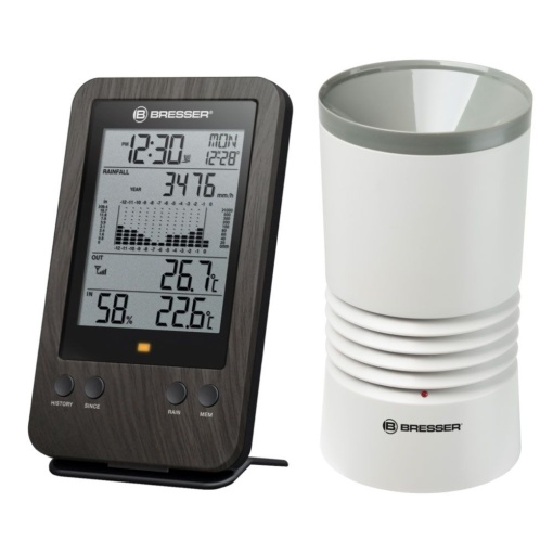 Statie meteo Bresser WTW 7002533, termometru, higrometru, pluviometru