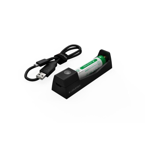 Incarcator + Acumulator ICR 14500 LI pentru P5R Led Lenser A8.Z500986