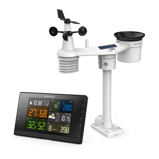 Statie meteo 7 in 1 Bresser Profi-WSC Wi-Fi 7003360, indice UV, intensitate lumina