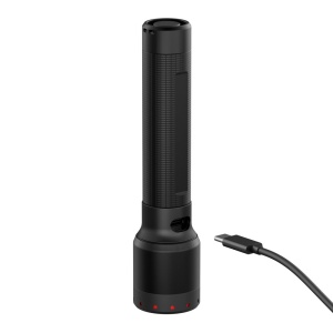 Lanterna profesionala reincarcabila Led Lenser P6R Black, 1200 lm, 320 m - Img 4