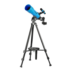 Set telescop refractor pentru copii 70/400 si rucsac Bresser Junior, albastru - Img 3