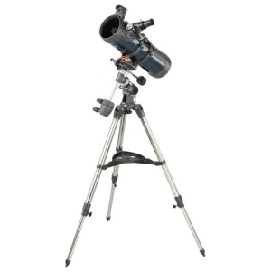 Telescop astronomic Celestron AstroMaster 114EQ, reflector 114/1000 mm, montura EQ