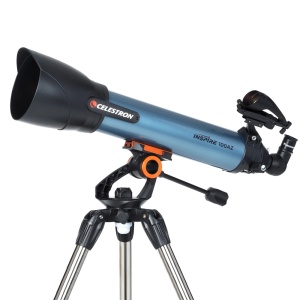 Telescop astronomic Celestron Inspire 100AZ, refractor 100/660 mm, montura AZ