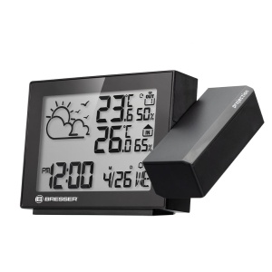 Statie meteo cu proiector Bresser MeteoTemp P, termometru, higrometru, alerta - Img 4
