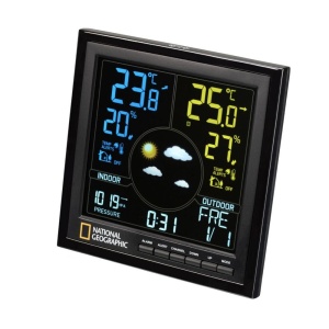 Statie meteo National Geographic 9070600, termometru, higrometru, alarma - Img 2