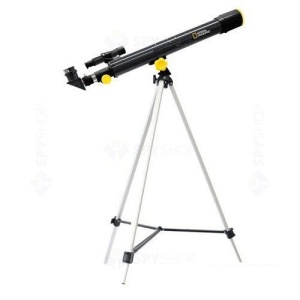 Telescop astronomic National Geographic 9101000, refractor 50/600 mm, montura Altazimuth