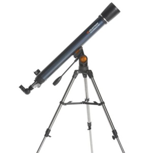 Telescop astronomic Celestron AstroMaster 90AZ, refractor 90/1000 mm, montura AZ