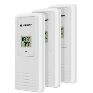 Statie meteo Bresser 7000020GYE000, termometru, higrometru, 3 senzori externi - Img 3