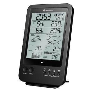Statie meteo Bresser 7902510, termometru, higrometru, alarma, negru
