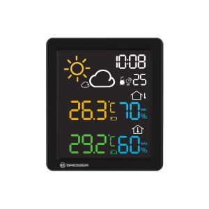Statie meteo Bresser MeteoCast Pico, termometru, higrometru, alarma - Img 2