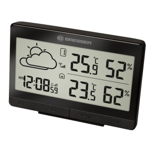 Statie meteo Bresser TemeoTrend LGX RC 7004502CM3000, termometru, higrometru, alarma - Img 1
