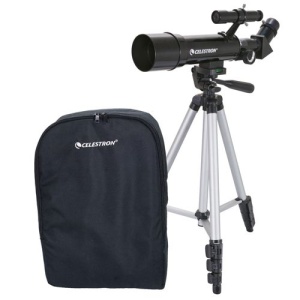 Telescop portabil Celestron Travel Scope 50, refractor 50/360 mm, cu rucsac