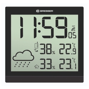 Statie meteo Bresser JC 7004404CM3000, termometru, higrometru, alarma - Img 2