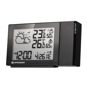 Statie meteo cu proiector Bresser MeteoTemp P, termometru, higrometru, alerta - Img 2