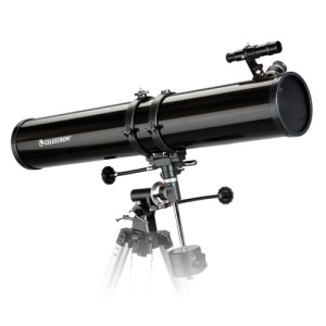 Telescop astronomic Celestron PowerSeeker 114EQ, reflector 114/900 mm, montura ecuatoriala