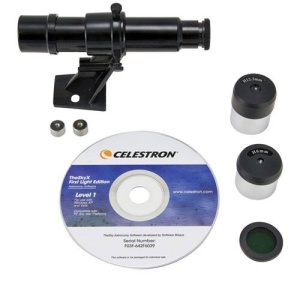 Kit accesorii Celestron FirstScope 76, oculare, filtru lunar si geanta