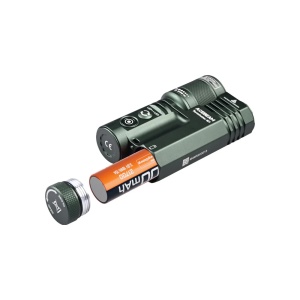 Lanterna profesionala cu cap dublu LEP/LED Acebeam Terminator M1 Green, 3500 lumeni, 1600 m - Img 2