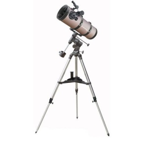Telescop Bresser, reflector Newtonian 114/500 mm, montura ecuatoriala