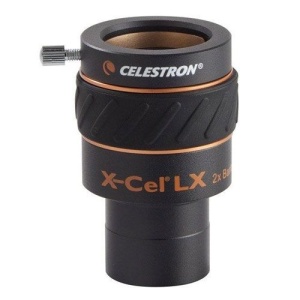 Lentila Barlow Celestron X-Cel LX 2x, 1.25 inch