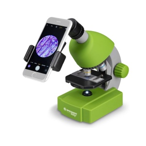 Microscop optic Bresser Junior 40x-640x verde - Img 1