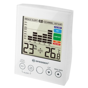 Statie meteo Bresser MA 7007410GYE000, termometru, higrometru, alarma - Img 1