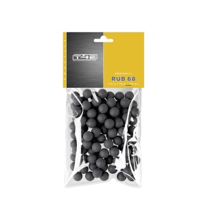 Bile de cauciuc Umarex T4E Practice RUB 68, cal. 68, 3.01 g, 100 bucati - Img 1