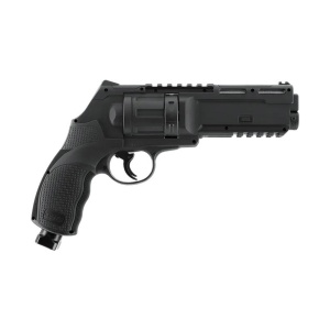 Pistol paintball cu bile de cauciu/creta/vopsea Umarex T4E TR 50L Gen2, cal. .50, negru, CO2, 13 jouli, laser