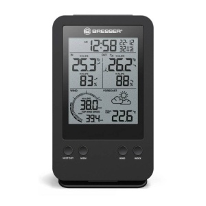 Statie meteo 3 in 1 Bresser Profi Wind Gauge, termometru, higrometru, anemometru - Img 2
