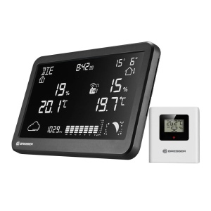 Statie meteo Bresser MeteoTemp TBH, termometru, higrometru, barometru, alarma - Img 1