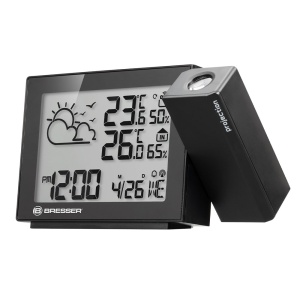Statie meteo cu proiector Bresser MeteoTemp P, termometru, higrometru, alerta - Img 3