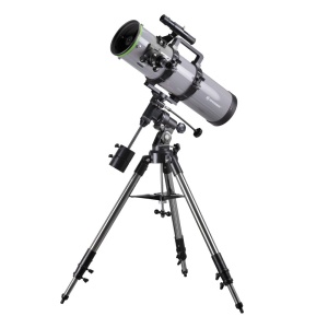 Telescop astronomic Bresser Space Explorer 150/750 EQ3, reflector Newtonian, montura Ecuatoriala
