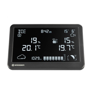 Statie meteo Bresser MeteoTemp TBH, termometru, higrometru, barometru, alarma - Img 2